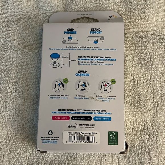 Disney PopSocket Mandalorian Green and Brown - Picture 2 of 2